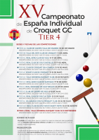 XV Campeonato de España Individual de Croquet GC Tier 4A