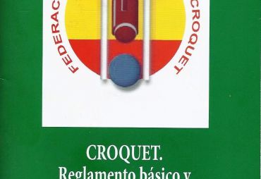Manual de croquet en su tercera edición (Madrid, 2013)