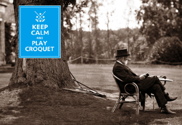 Keep calm and play croquet (Hoveton Gardens, 1890)