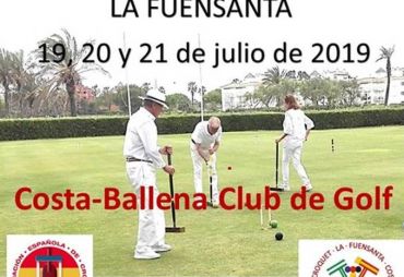 8th GC ONeale Cup (La Fuensanta Croquet Club, Costa Ballena, 2019)