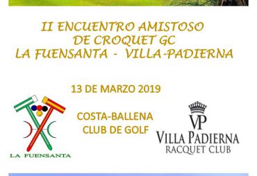 2nd GC La Fuensanta - Villa Padierna Tournament (Costa Ballena, Cádiz