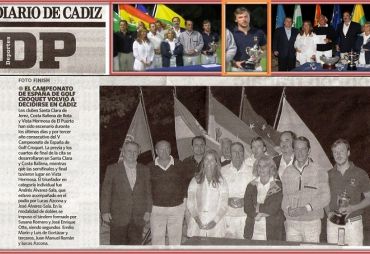 Diario de Cadiz. V Campeonato de Golf Croquet (14-10-2012)