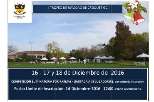 1st GC Christmas Trophy (Club de Campo, Vigo, 2016)